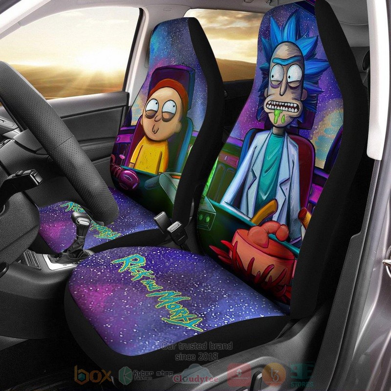 Rick and Morty Cute Car Seat Cover