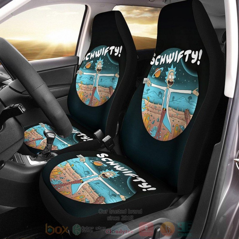 Rick and Morty Get Schwifty Car Seat Cover