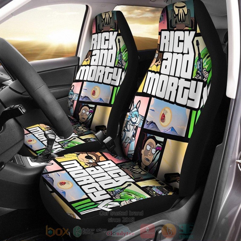 Rick and Morty Grand Rick Auto Car Seat Cover