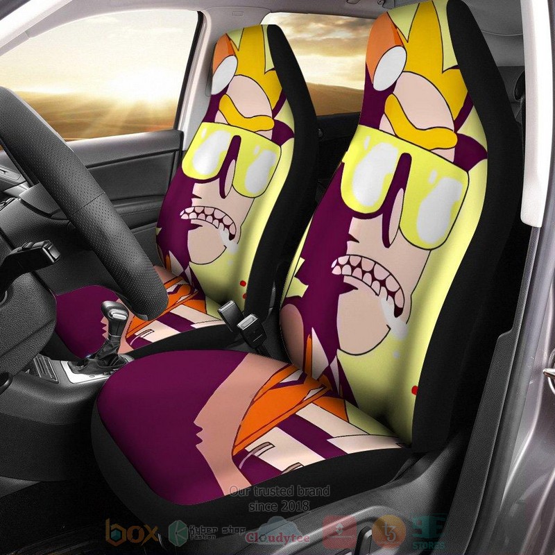 Rick and Morty Movie Cartoon Car Seat Cover