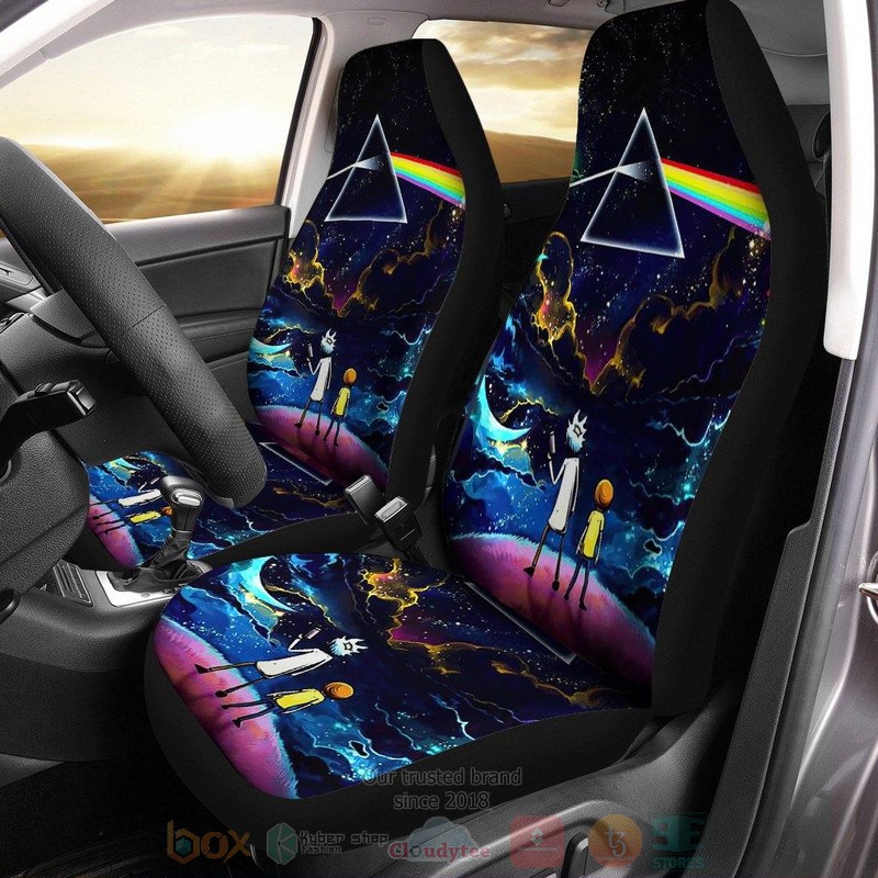 Rick and Morty Pink Floyd Car Seat Cover
