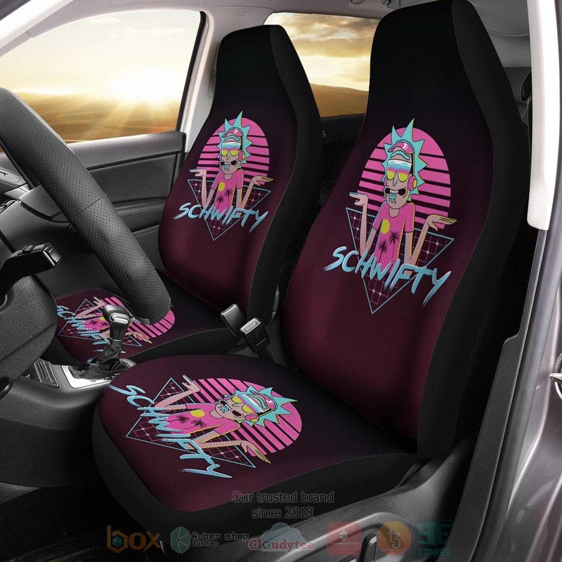Rick and Morty Schwifty Car Seat Cover