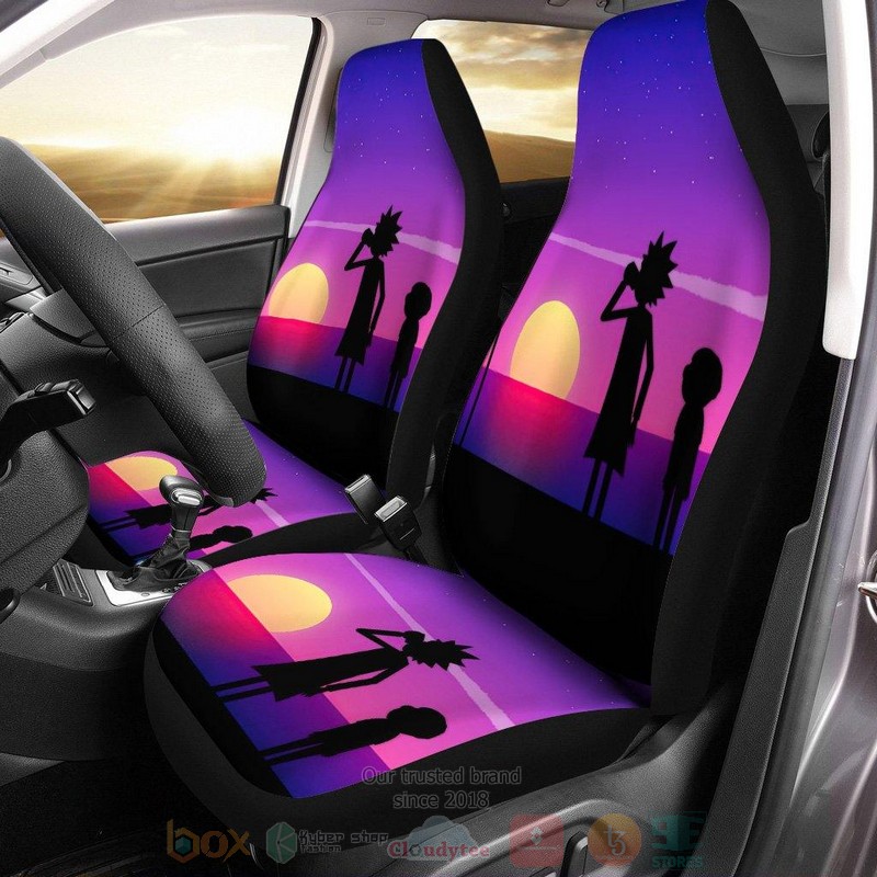 Rick and Morty Sun Car Seat Cover