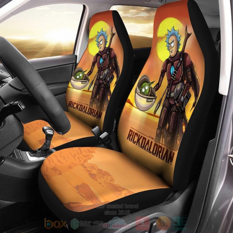 Rick and Morty The Rickdalorian Car Seat Cover