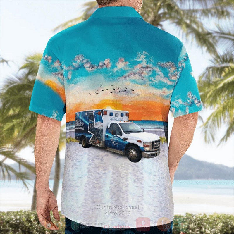 Rocky Mountain Mobile Medical Colorado Springs Colorado Ambulance Hawaiian Shirt 1 2 3