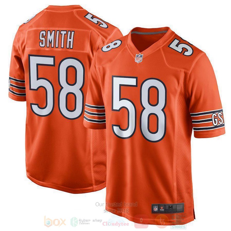 Roquan Smith Chicago Bears 2018 NFL Draft First Round Pick Football Jersey