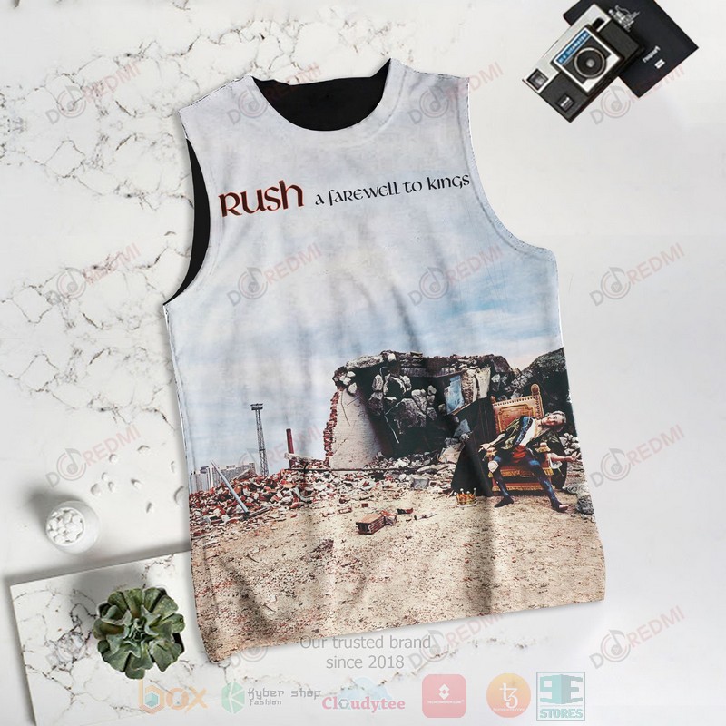 NEW Rush A Farewell to Kings Album 3D Tank Top