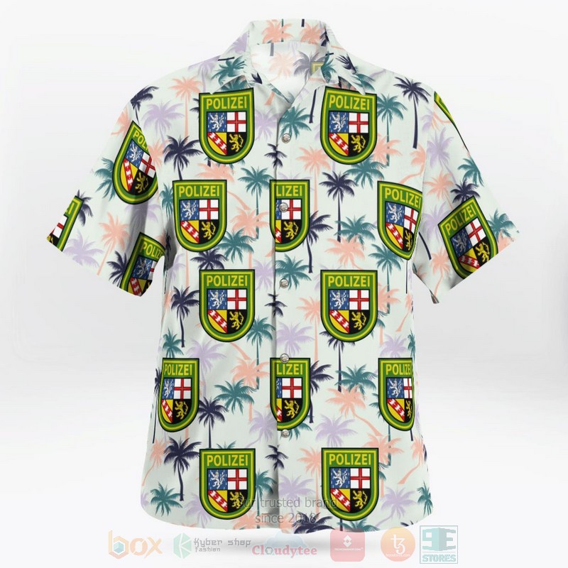 Saarland Police Patch Hawaiian Shirt 1