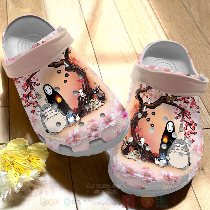 Sakura Floral Crocband Crocs Clog Shoes 1