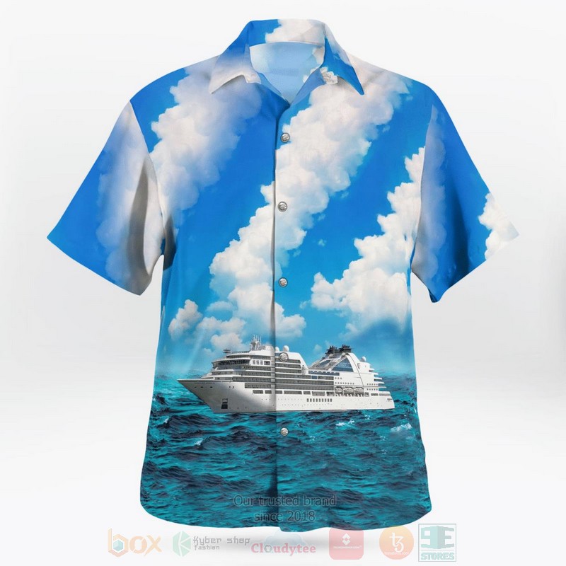 Seabourn Cruise Line Seabourn Ovation Hawaiian Shirt 1