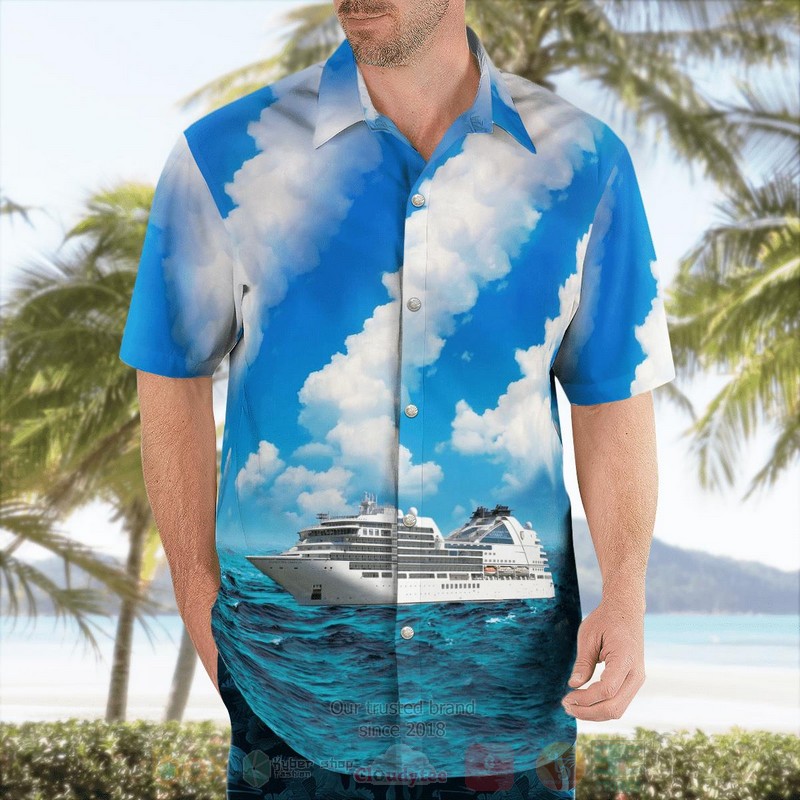 Seabourn Cruise Line Seabourn Ovation Hawaiian Shirt 1 2