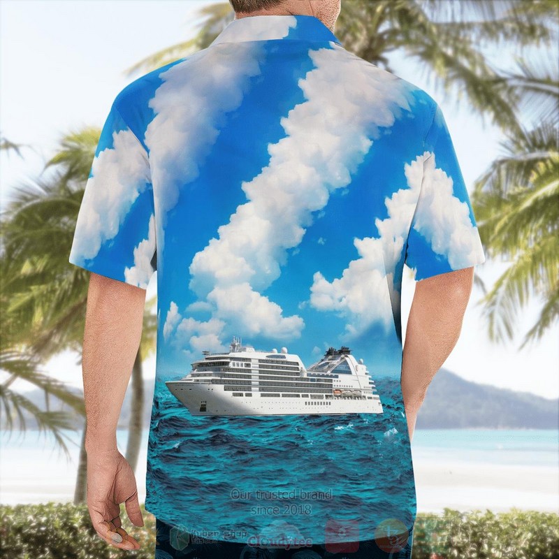 Seabourn Cruise Line Seabourn Ovation Hawaiian Shirt 1 2 3