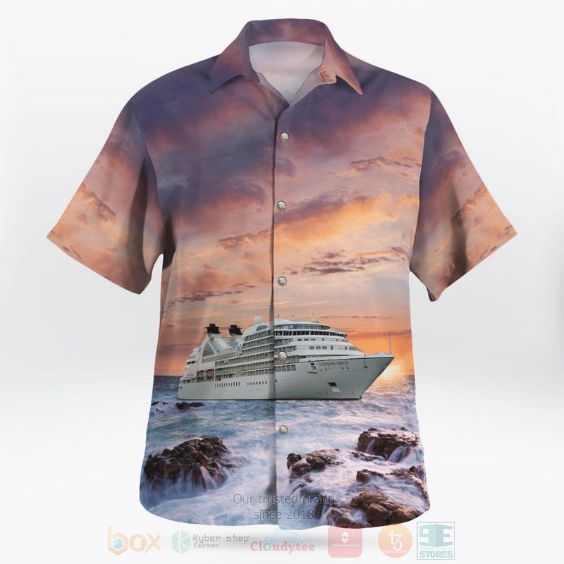 Seabourn Cruise Line Seabourn Quest Hawaiian Shirt 1
