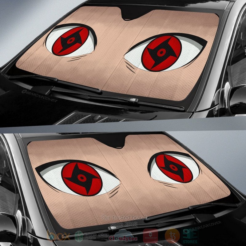 Shisui Mangekyou Akatsuki Naruto Anime Car Sunshade 1