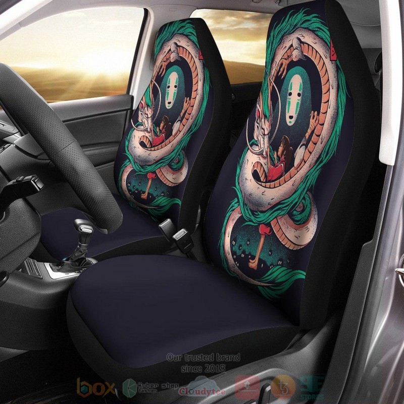 Spirited Away No Face Anime Car Seat Cover