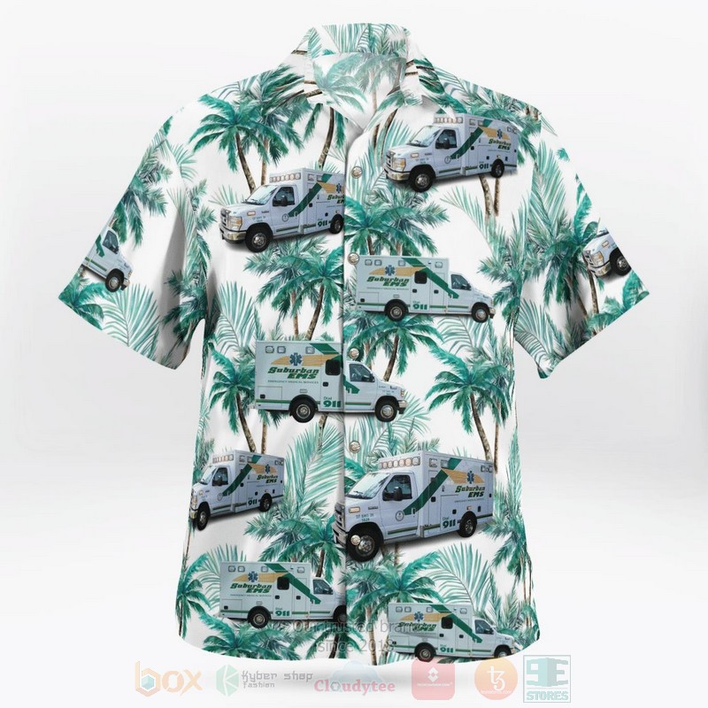 Suburban EMS Pennsylvania Hawaiian Shirt 1