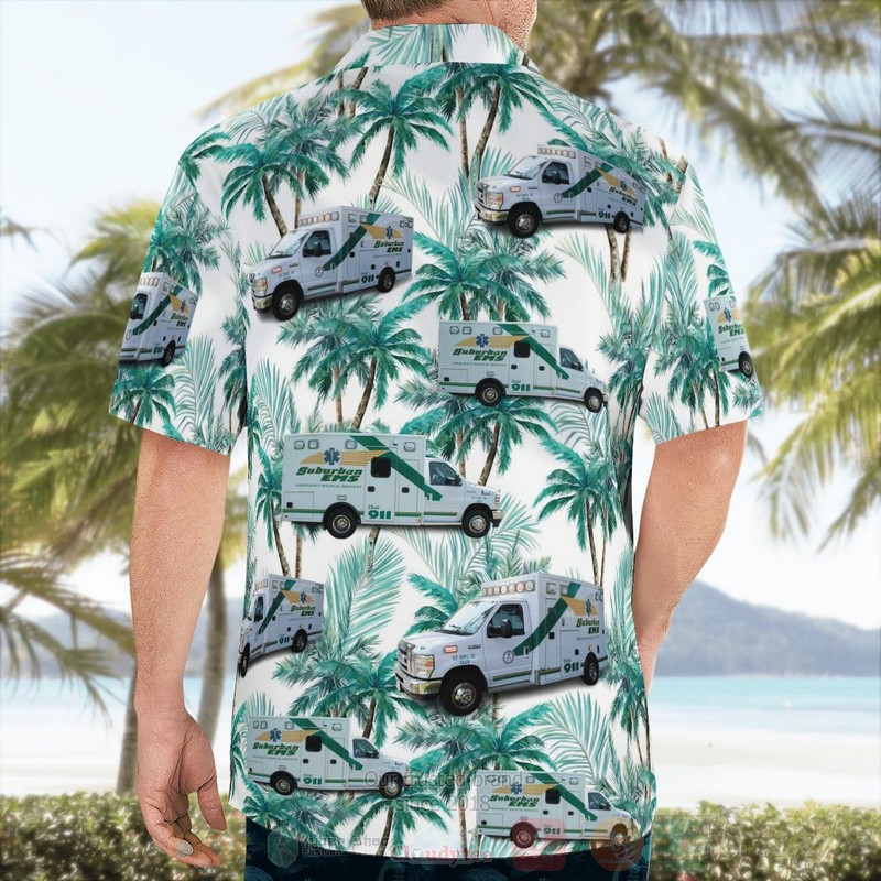 Suburban EMS Pennsylvania Hawaiian Shirt 1 2 3