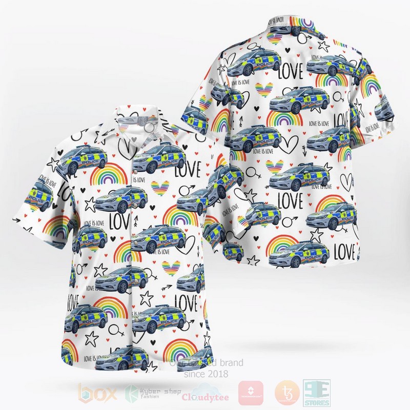 Surrey UK Surrey Police LGBT Hawaiian Shirt