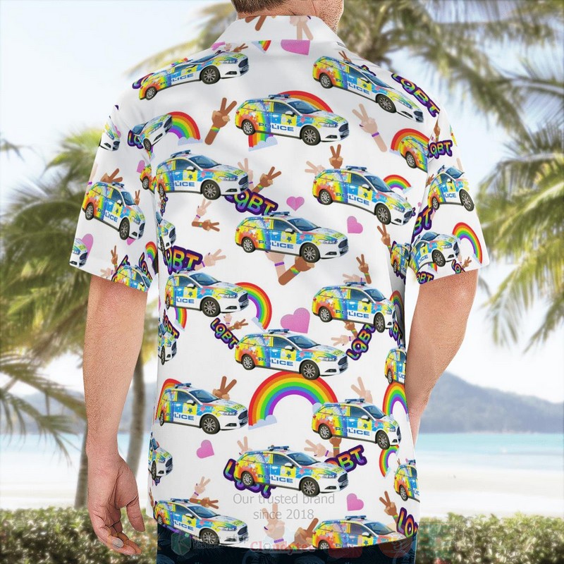 Sussex UK Sussex Police LGBT Car Hawaiian Shirt 1 2 3