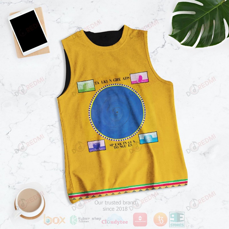 Talking Heads band Speaking in Tongues Album Tank Top2