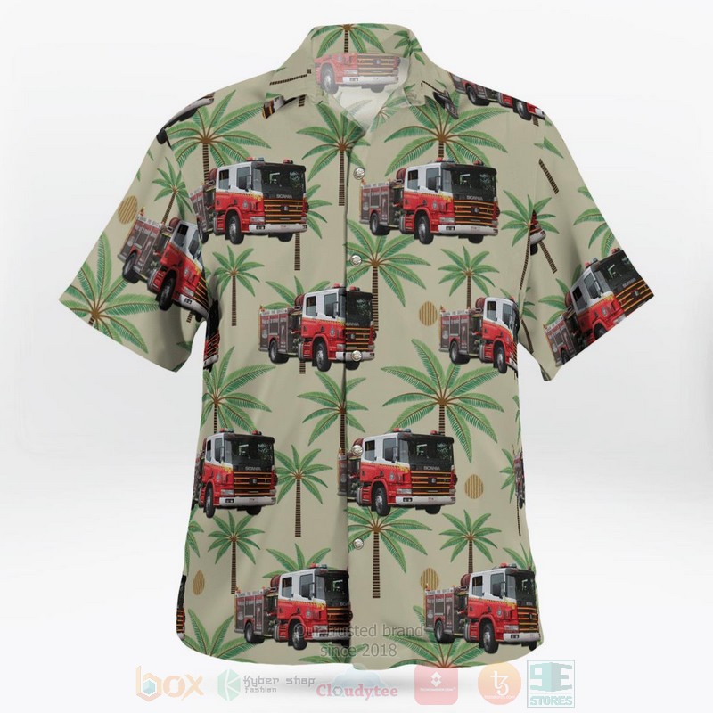 Tasmania Fire Service Hawaiian Shirt 1