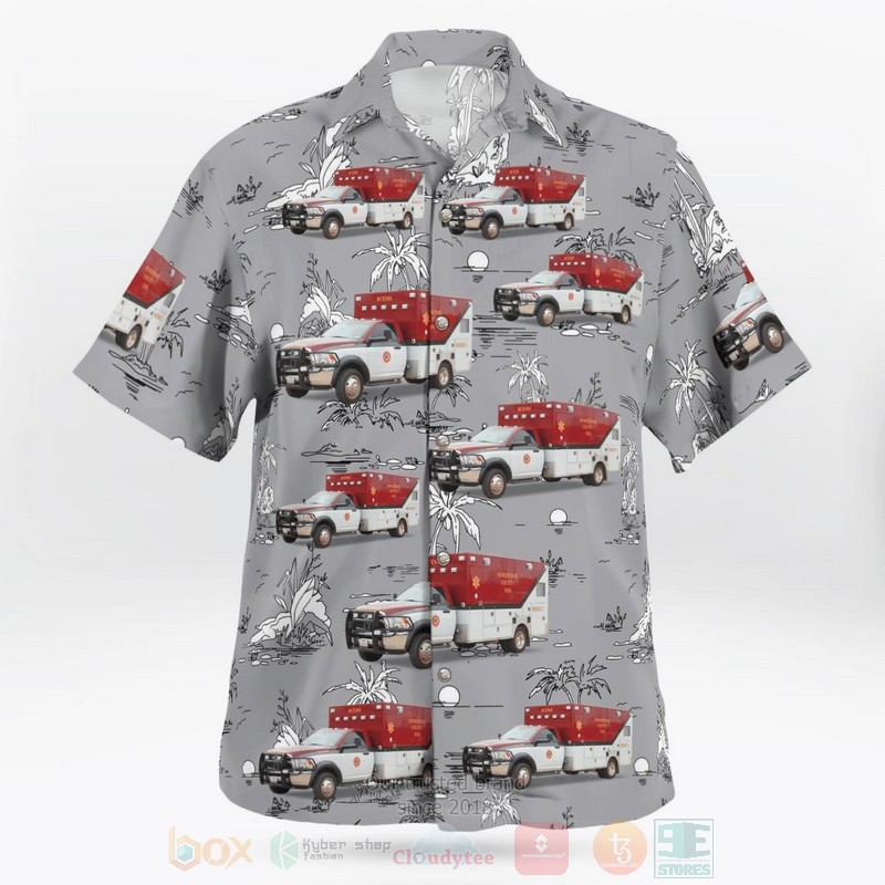 Texas Robertson County EMS Hawaiian Shirt 1