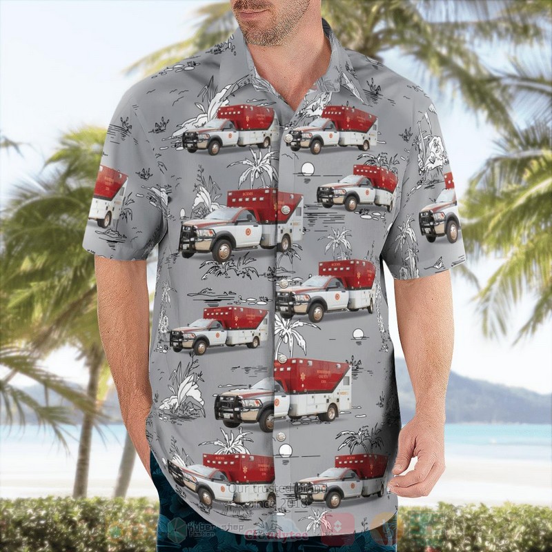 Texas Robertson County EMS Hawaiian Shirt 1 2