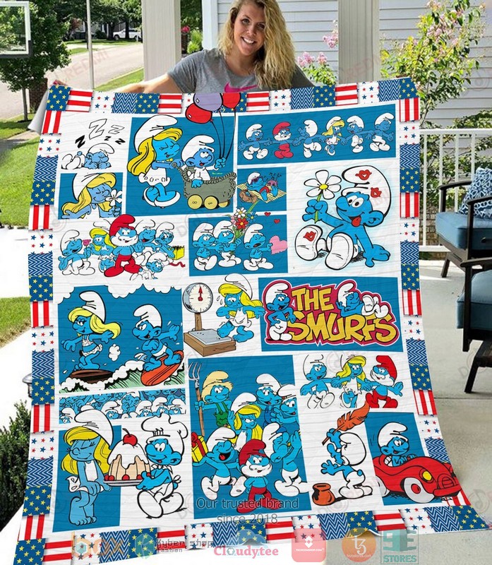 The Smurfs Quilt