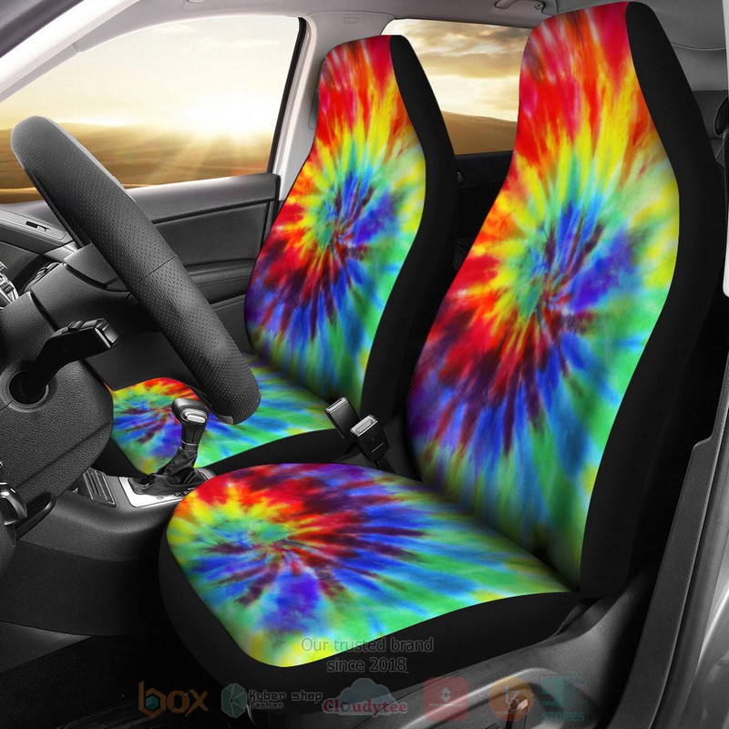 Tie Dye Car Seat Cover