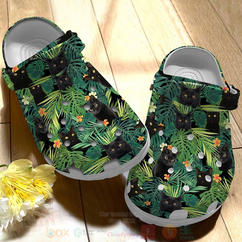 Tropical Cats Crocband Crocs Clog Shoes 1