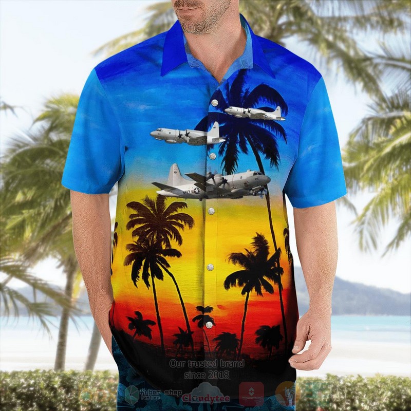 US Navy EP 3E ARIES II Hawaiian Shirt 1 2