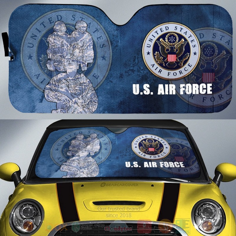 United States Air Force US Military Car Sunshade