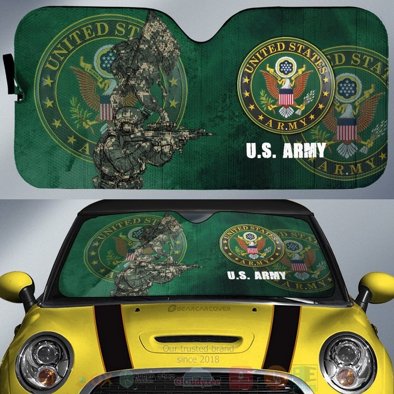 United States Army US Military Car Sunshade