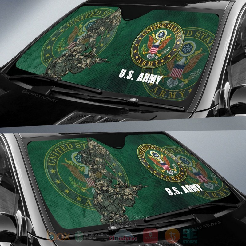 United States Army US Military Car Sunshade 1