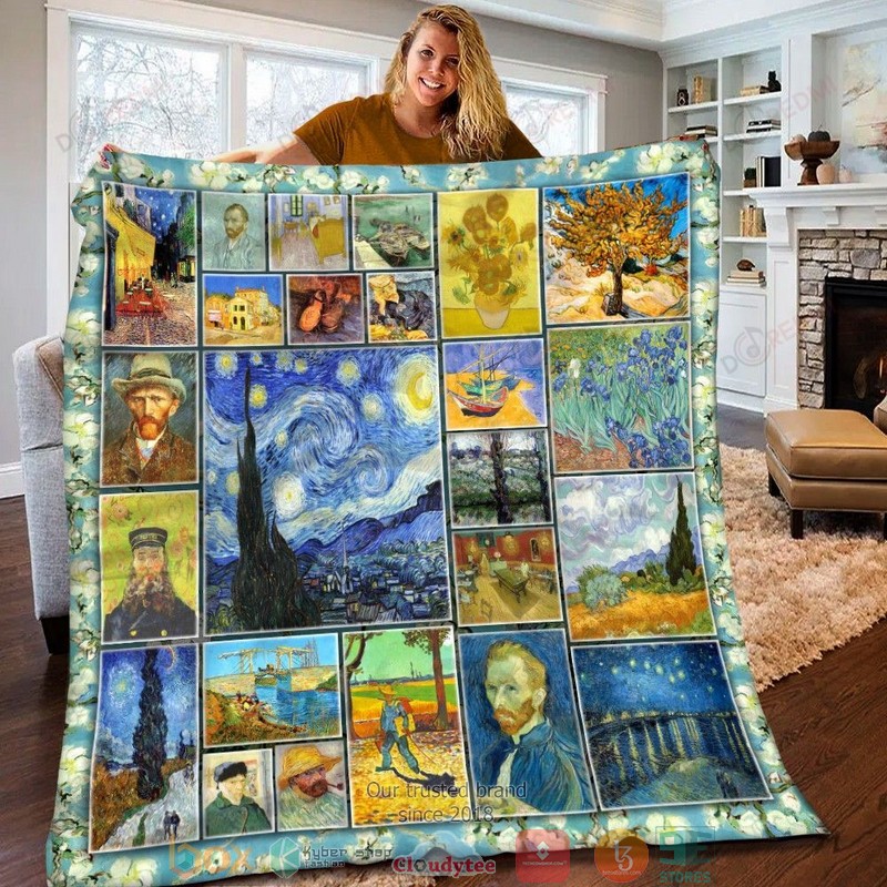 Vincent van Gogh Paintings Nights and Dreams Quilt