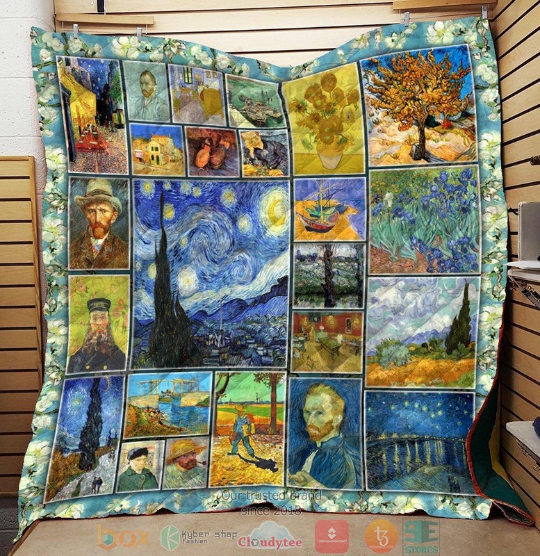 Vincent van Gogh Paintings Nights and Dreams Quilt 1