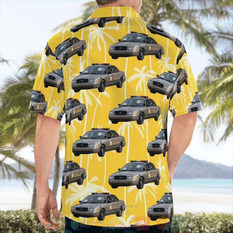 Wabash County Indiana Sheriff Car Hawaiian Shirt 1 2 3
