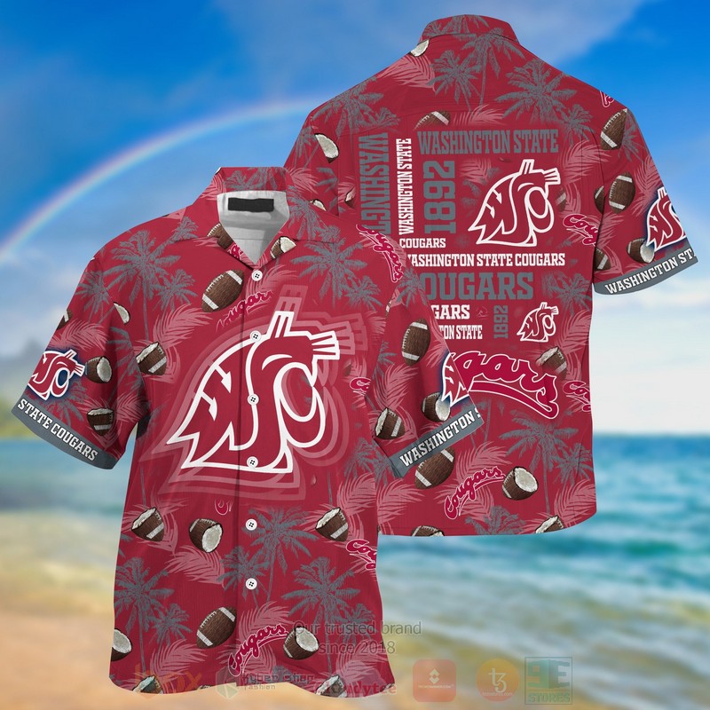 Washington State Cougars Team Hawaiian Shirt