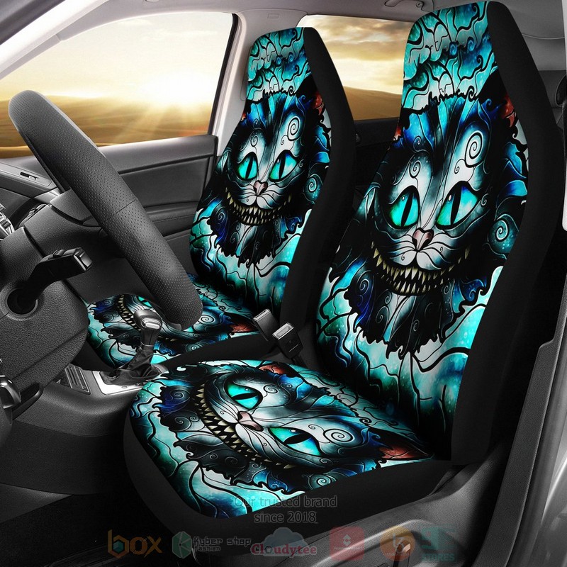 Were All Mad Here Car Seat Cover