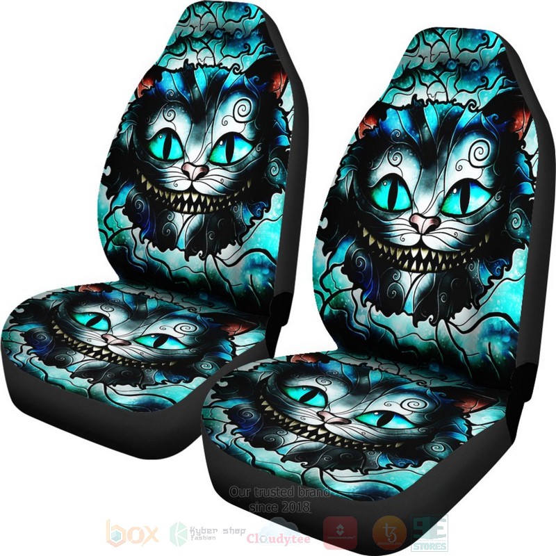 Were All Mad Here Car Seat Cover 1