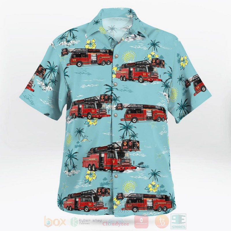 Whitestown Fire Department Hawaiian Shirt 1 2 3