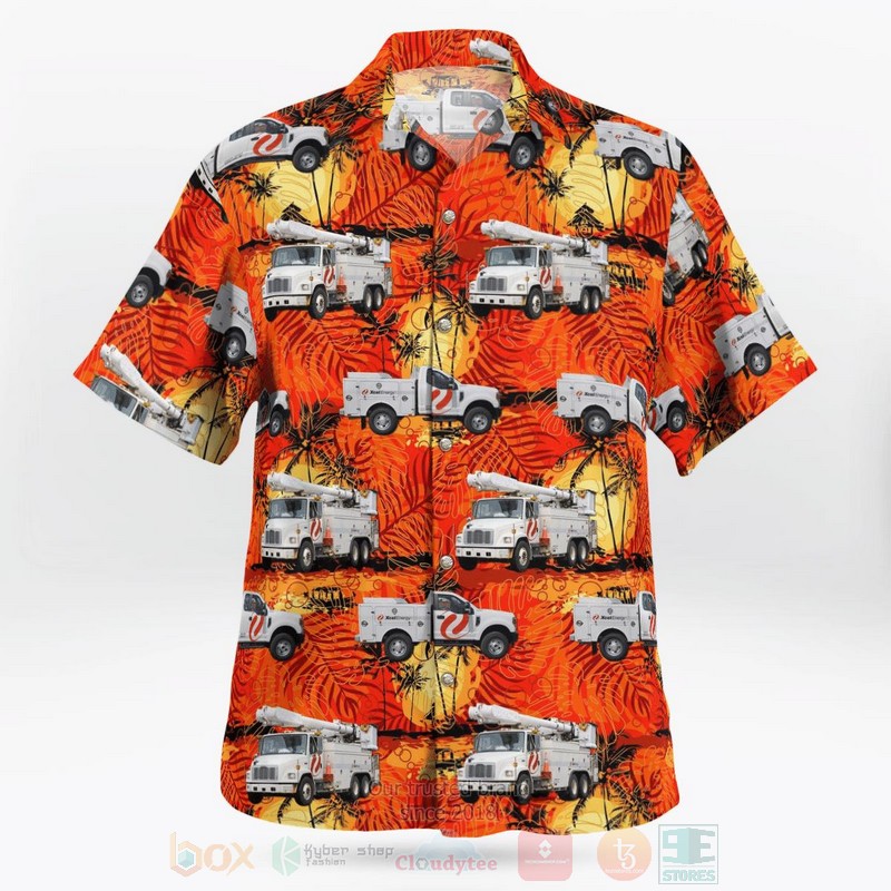 Xcel Energy Truck Hawaiian Shirt 1