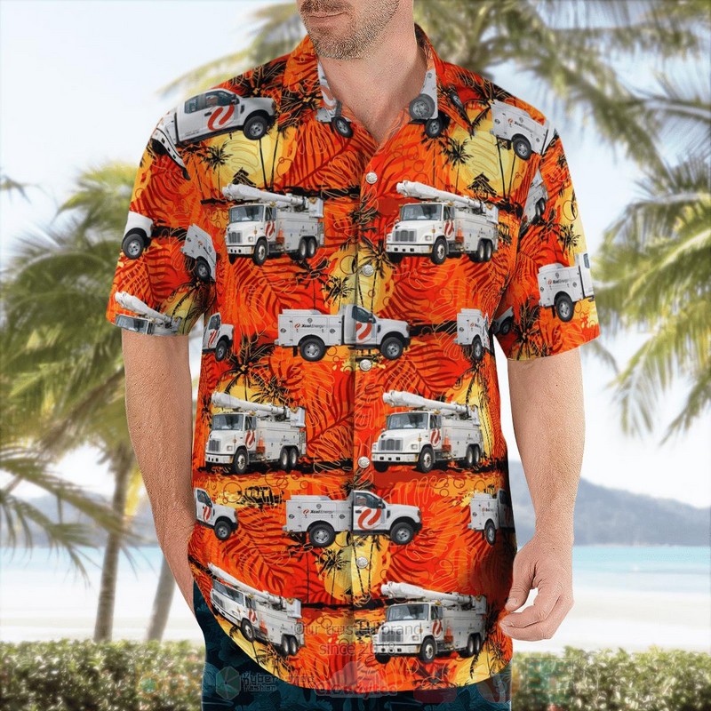 Xcel Energy Truck Hawaiian Shirt 1 2