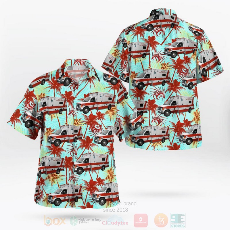 ontauk Fire Department Montauk New York Hawaiian Shirt