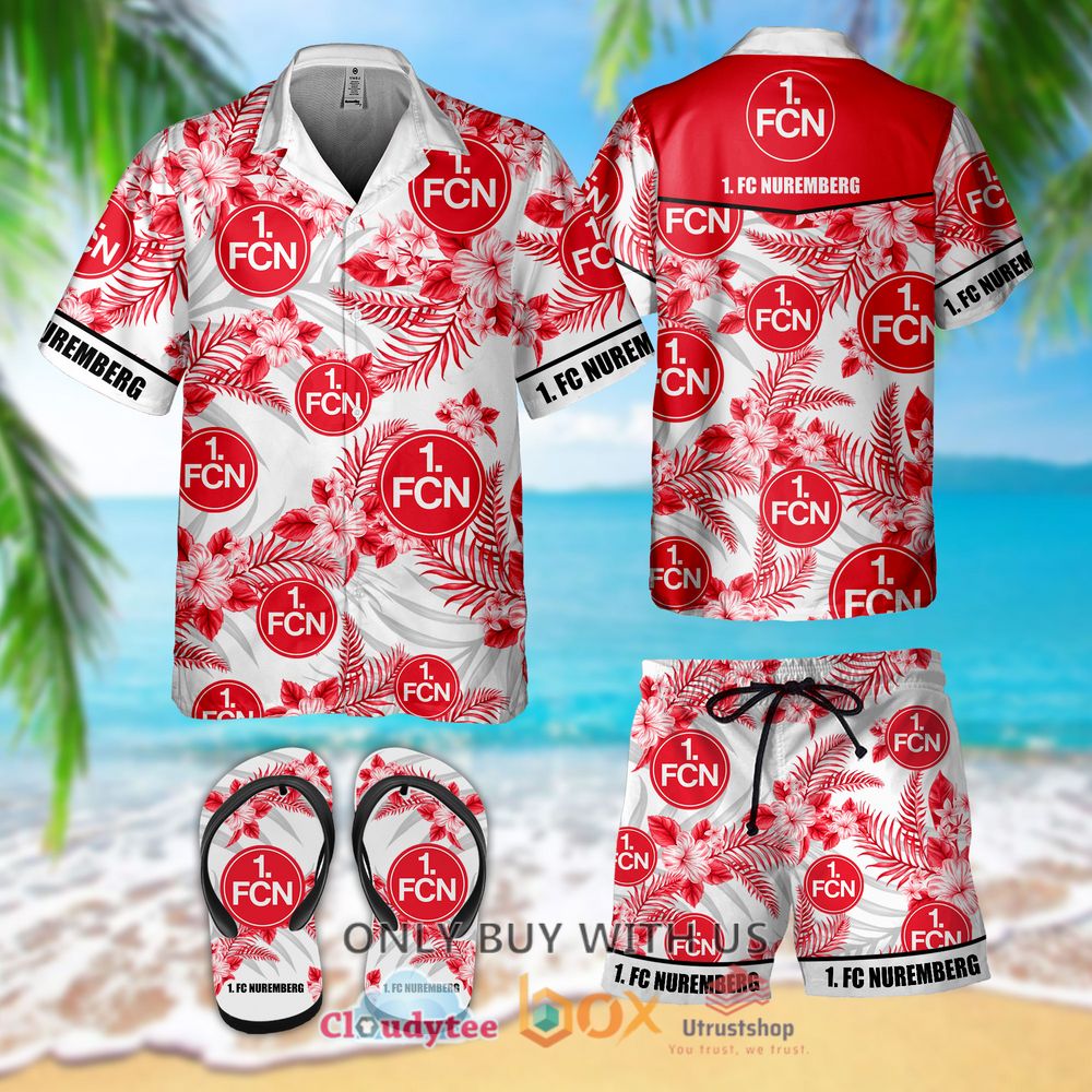 1 fc nuremberg hawaiian shirt short flip flops 1 28968