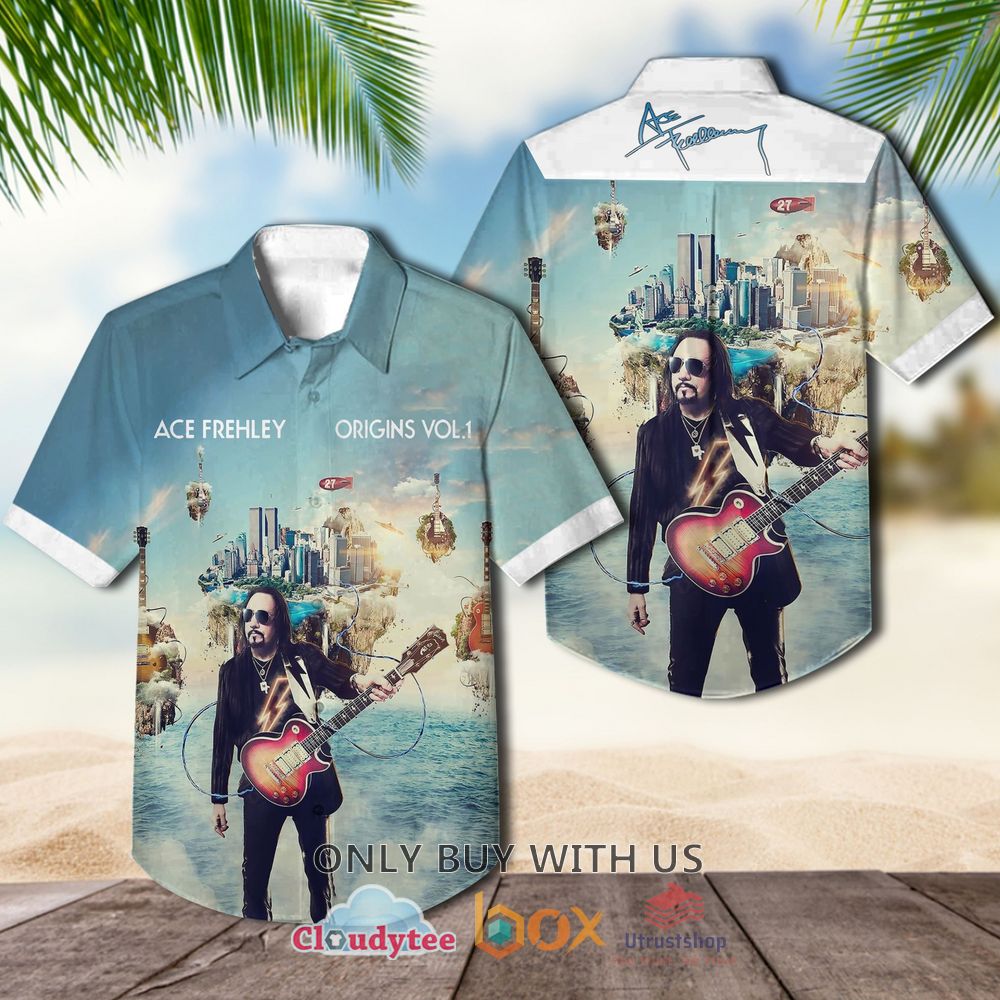 ace frehley origins vol 1 2016 casual hawaiian shirt 1 32986