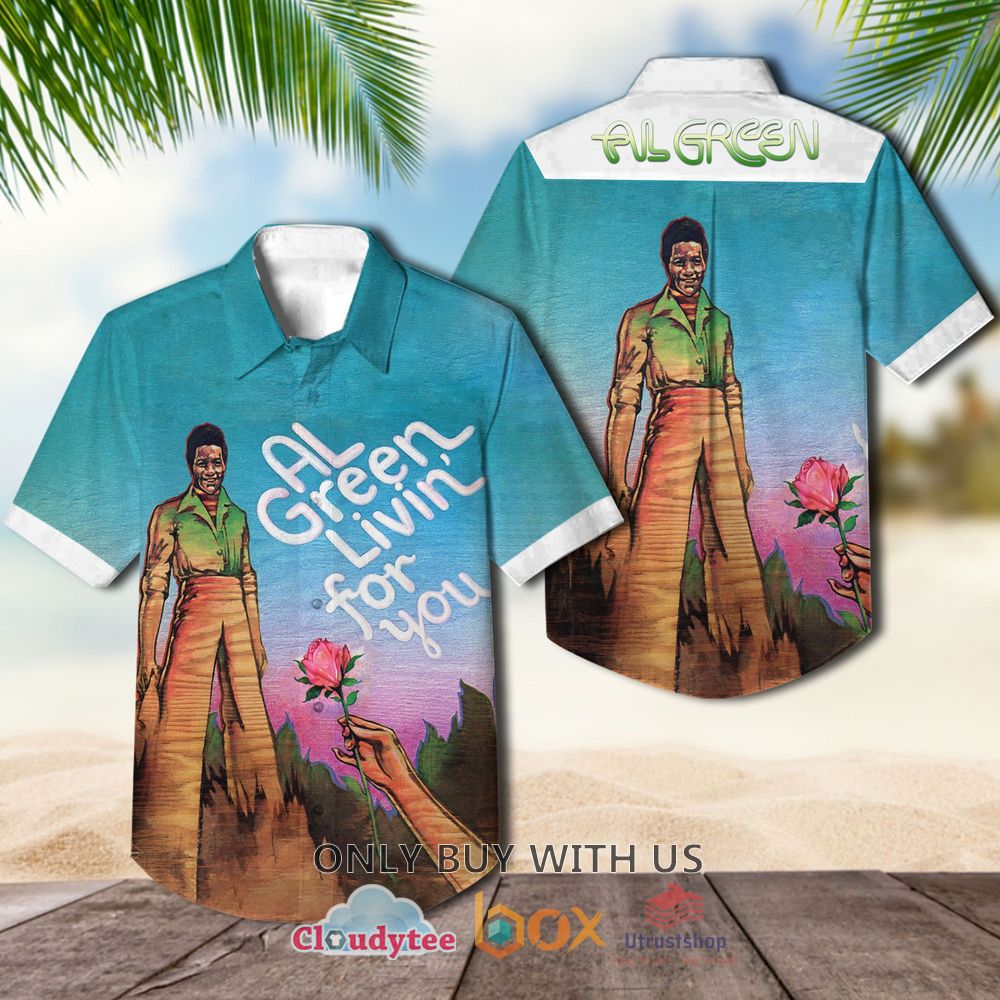 al green livin for you 1973 casual hawaiian shirt 1 24568