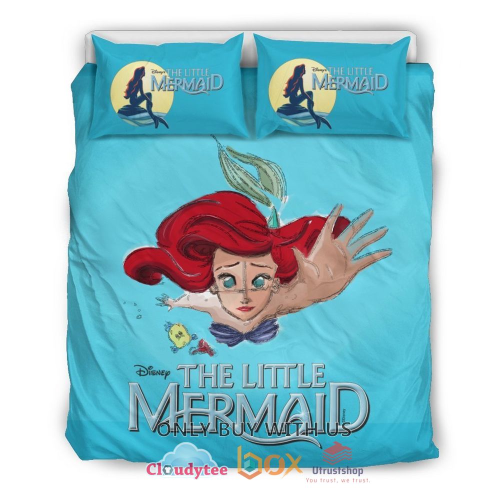ariel the little mermaid bedding set 1 53306