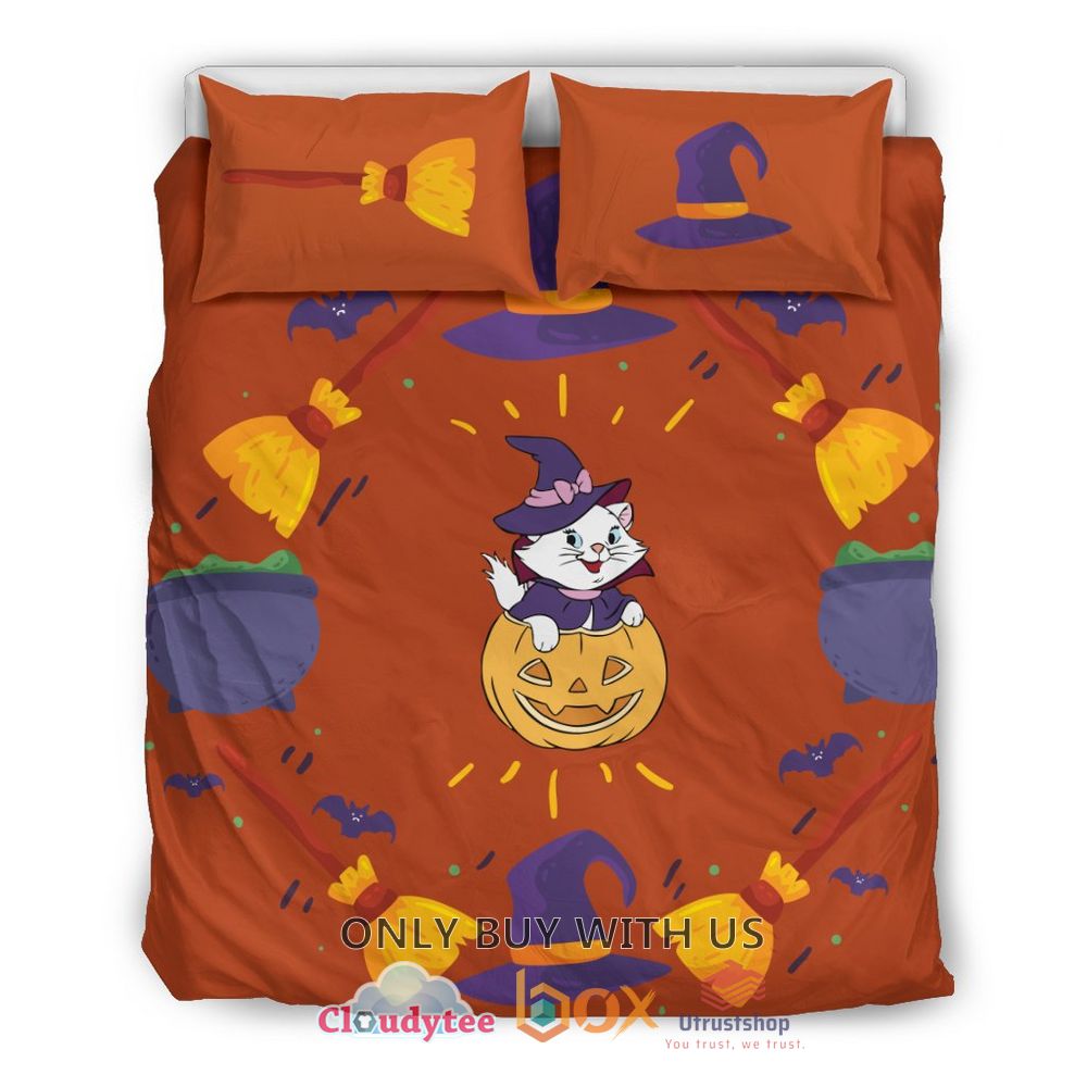 aristocats halloween pumpkin bedding set 1 26056