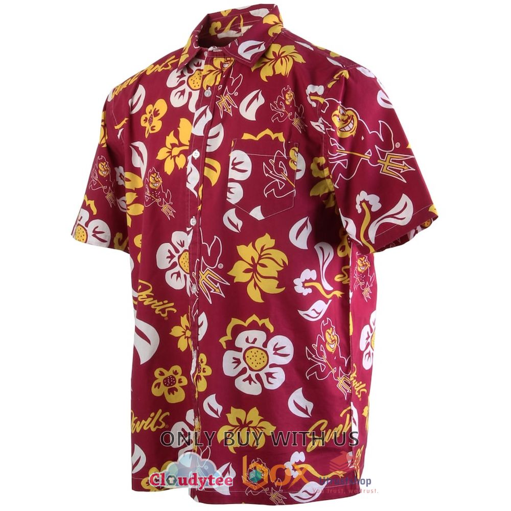 arizona state sun devils wes and willy floral hawaiian shirt 2 16984